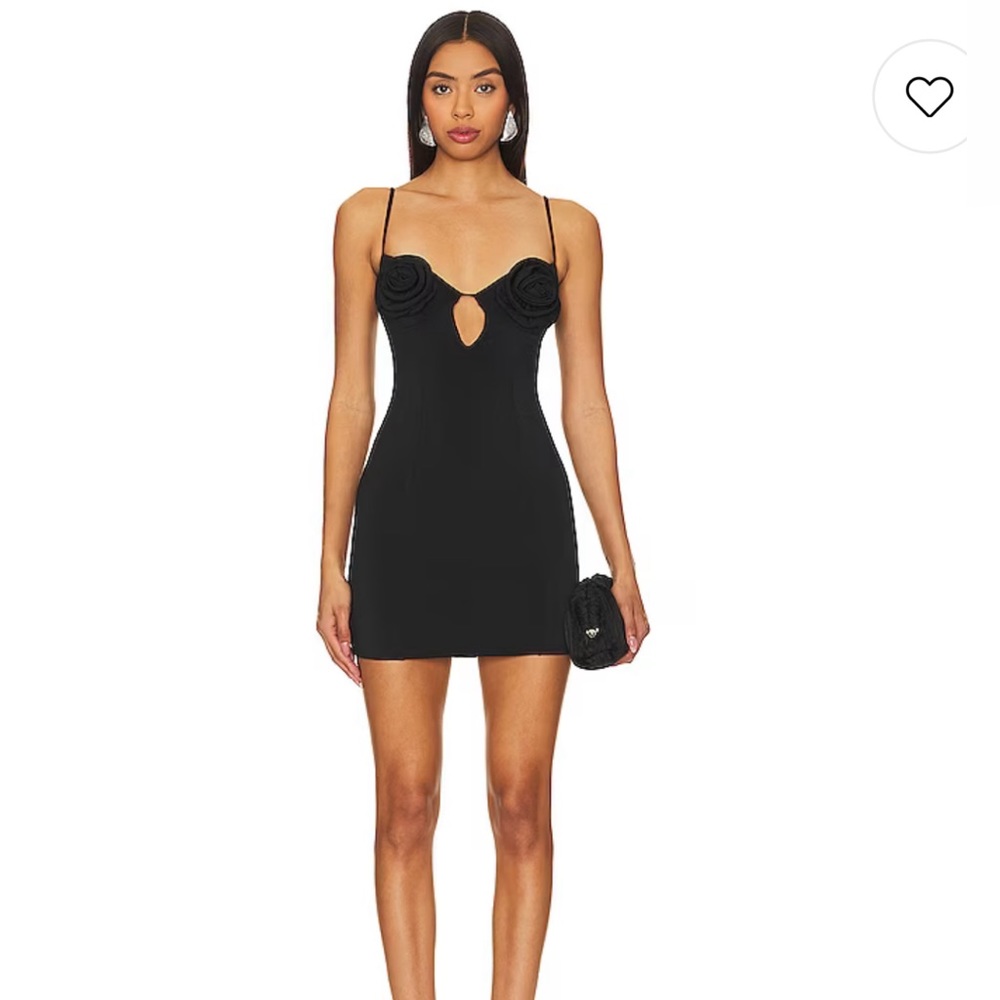 Silas Mini Dress in Noir